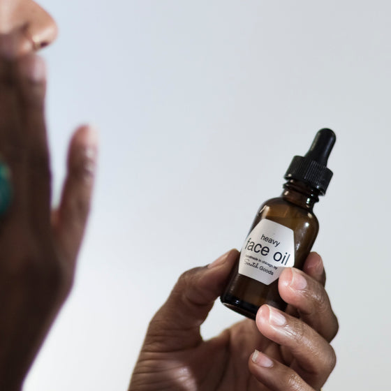 heavy face oil