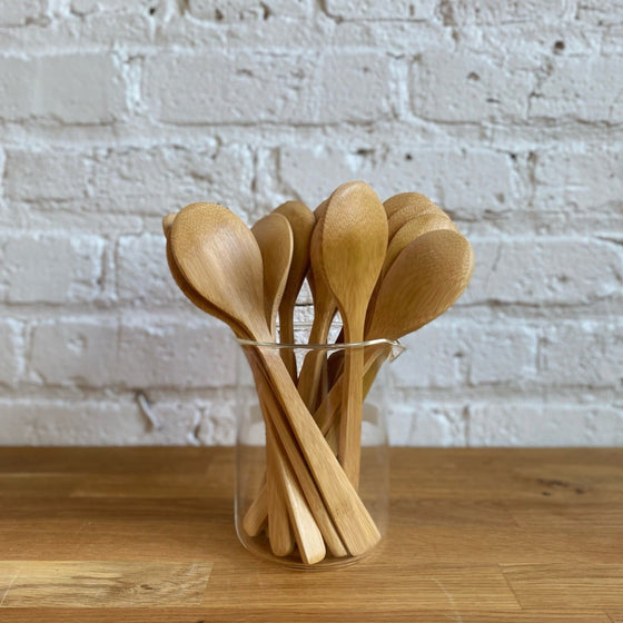 tall wooden spoon