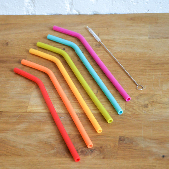 rainbow straw set